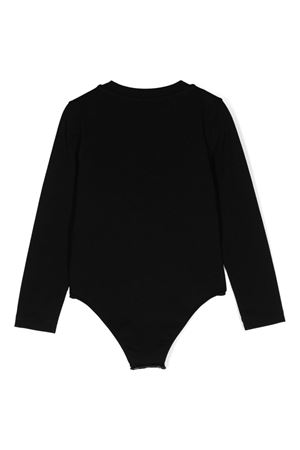 body in cotone nero BALMAIN PARIS KIDS | BVAA1AZ2389930BC